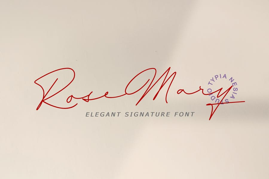 Rosemary Signature Font Free Download