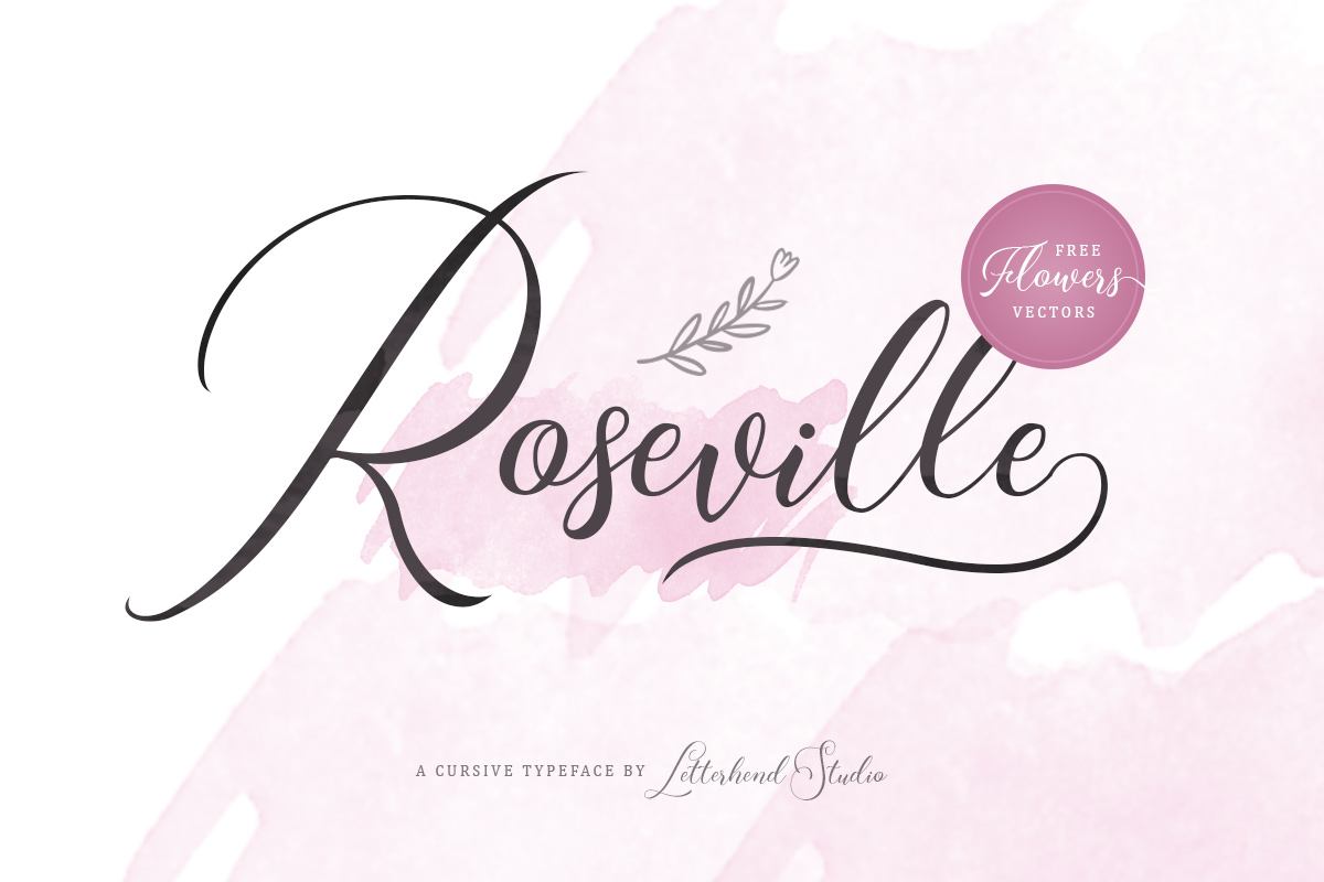 Roseville Script Font Free Download