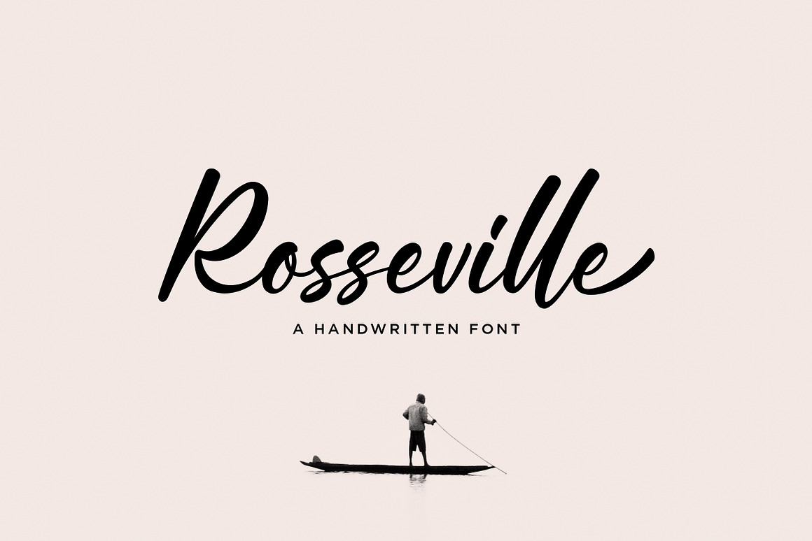 Rosseville - Handwritten Font Free Download