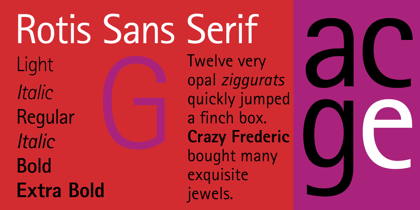 Rotis Sans Serif Free Download Free Download