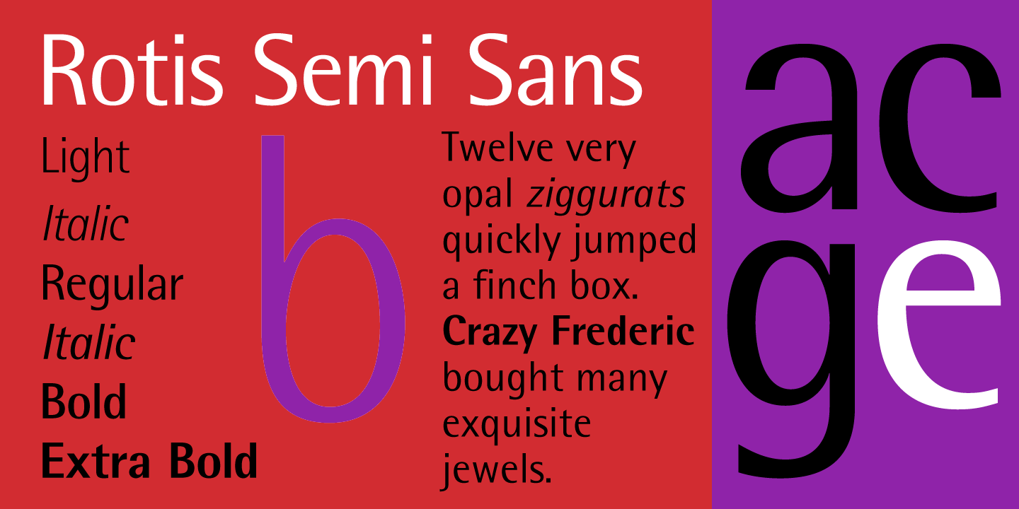 Rotis Semi Sans Free Download Free Download