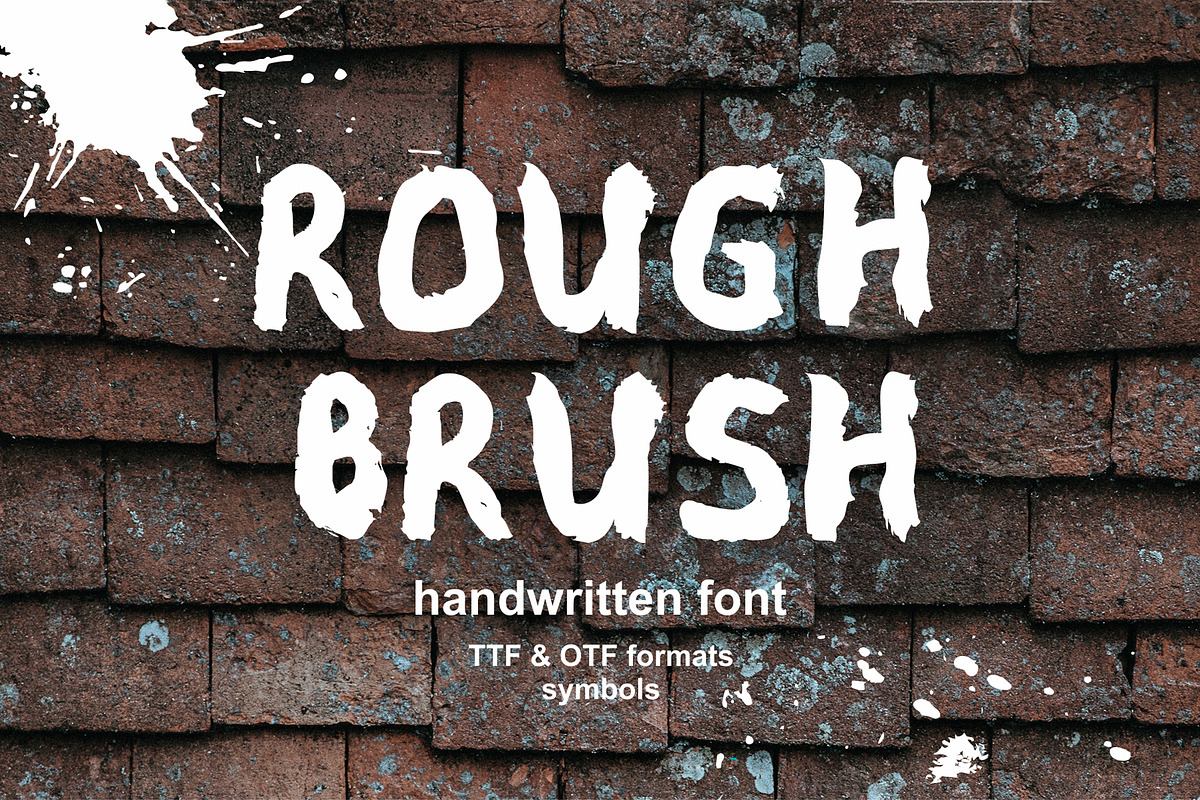 Rough Brush Font Free Download Free Download