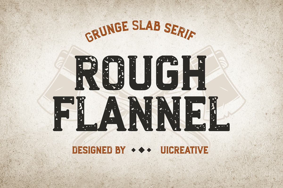 Rough Flannel Slab Serif Font Free Download Free Download