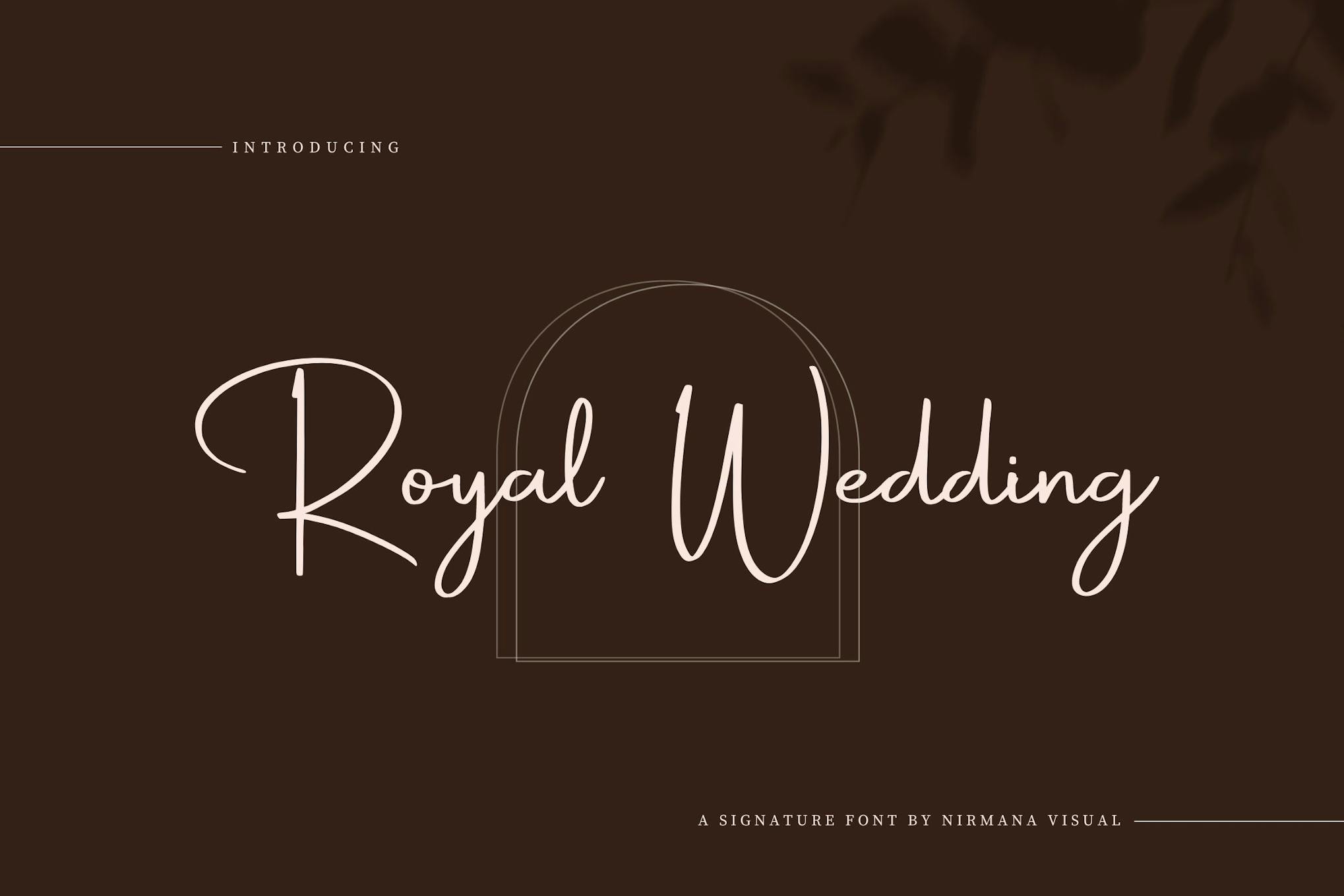 Royal Wedding - Logo Font Free Download