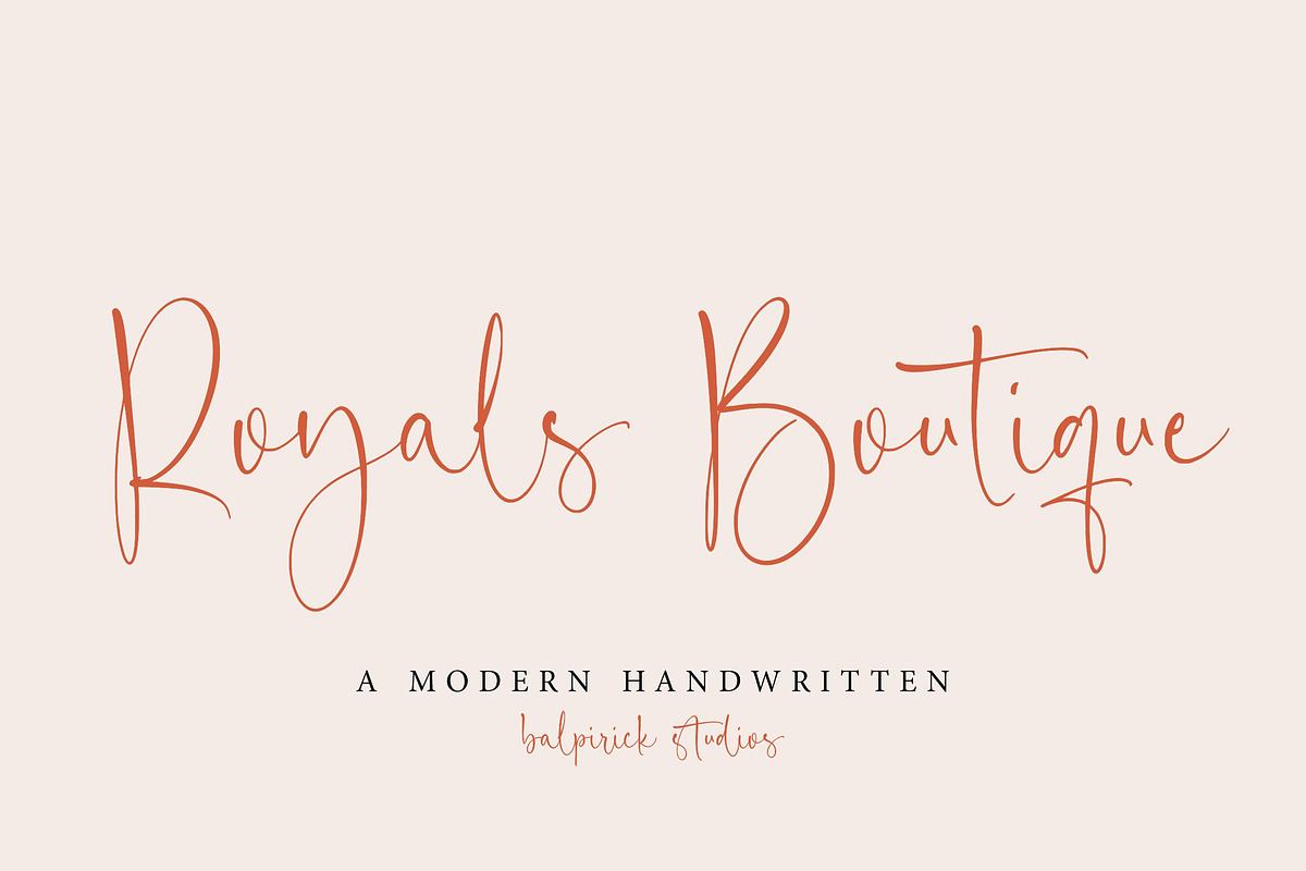 Royals Boutique Font Free Download Free Download