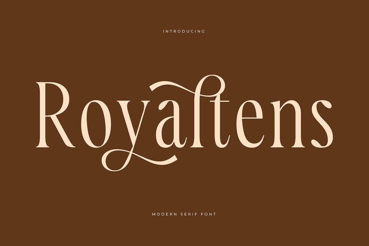 Royaltens Modern Serif Font Free Download Free Download