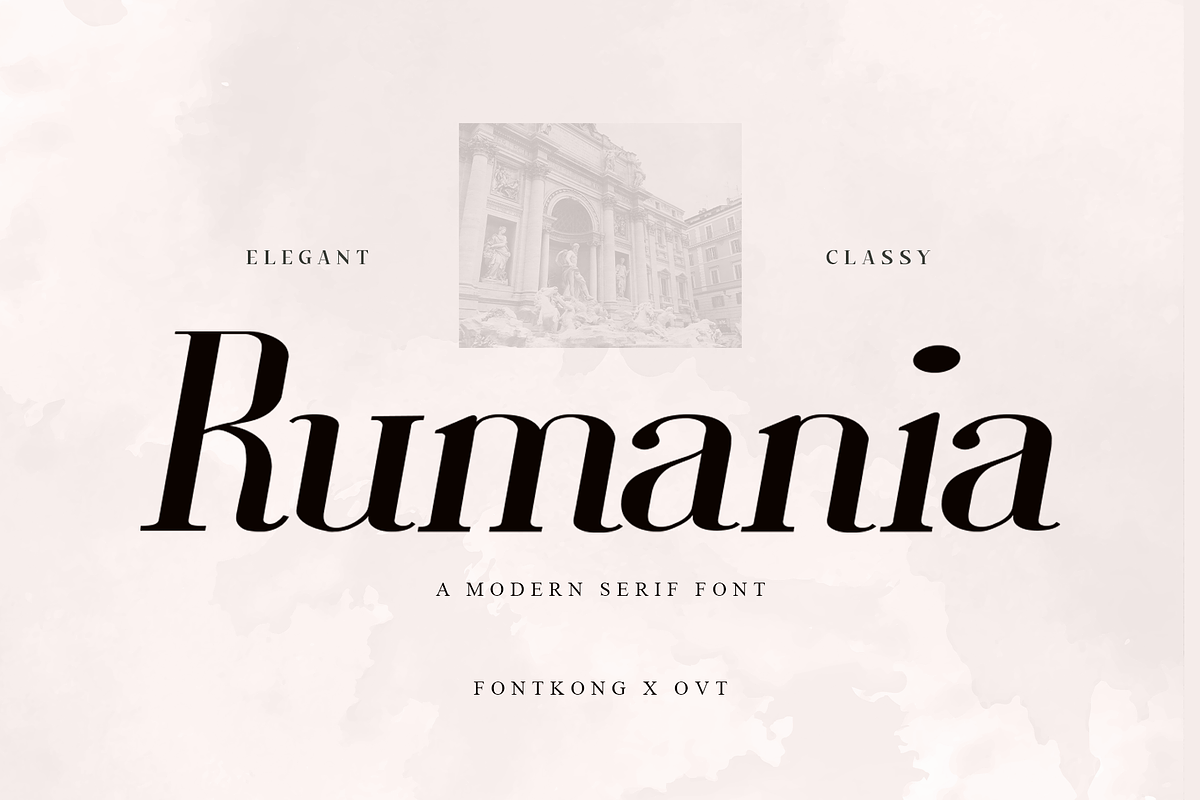 Rumania - Modern Serif Font Free Download Free Download