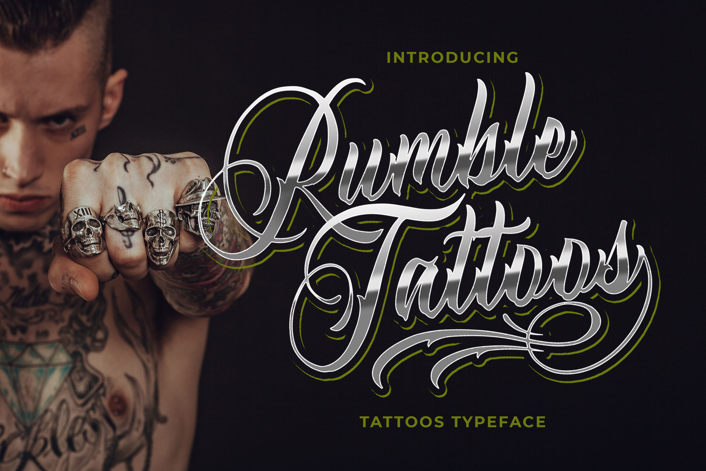 Rumble Tattoos Font Free Download