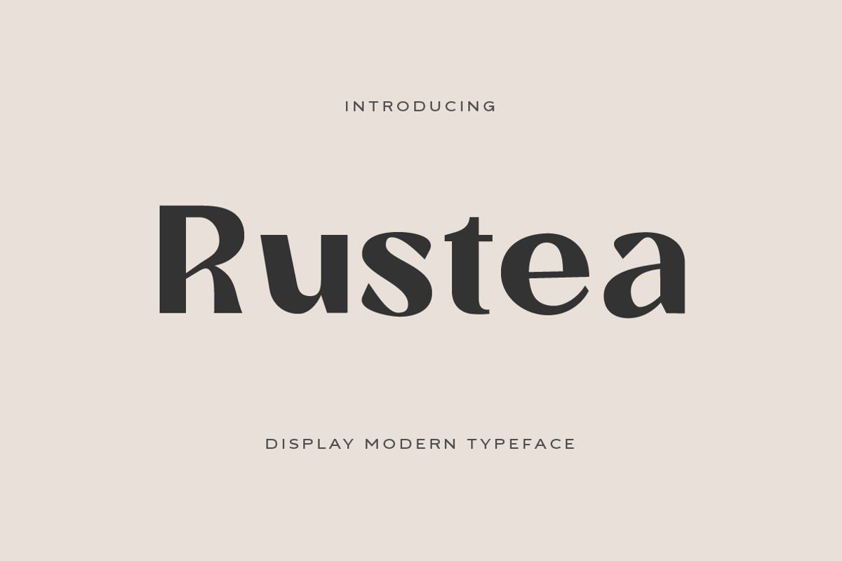 Rustea Display Fonts Free Download Free Download