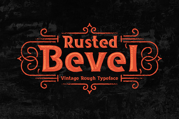 Rusted Bevel Typeface Free Download