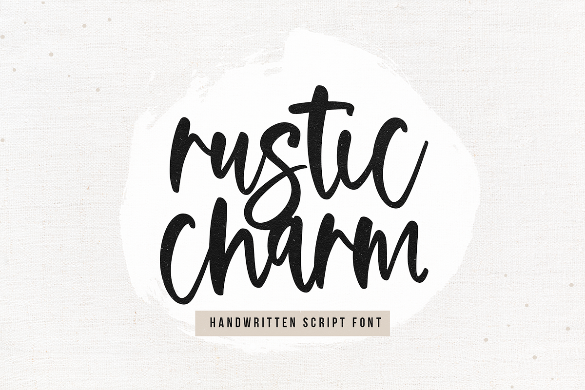 Rustic Charm | Farmhouse Font Free Download Free Download