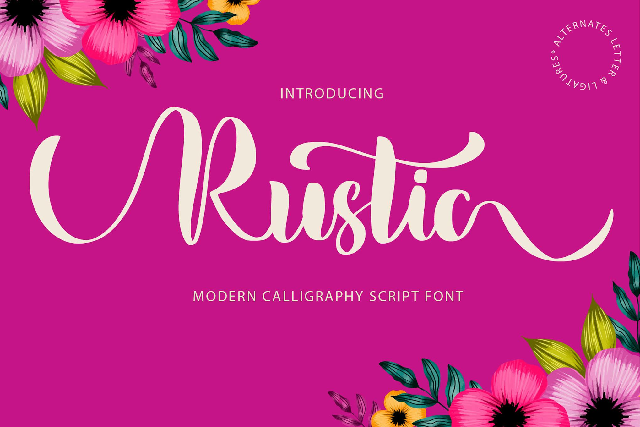 Rustic Wedding Font Free Download