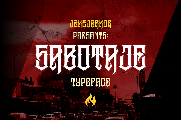 SABOTAJE Font Free Download