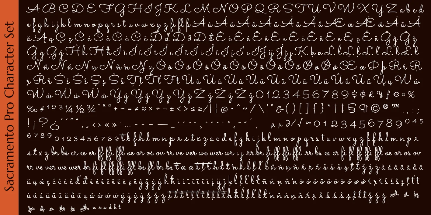 Sacramento Pro Font