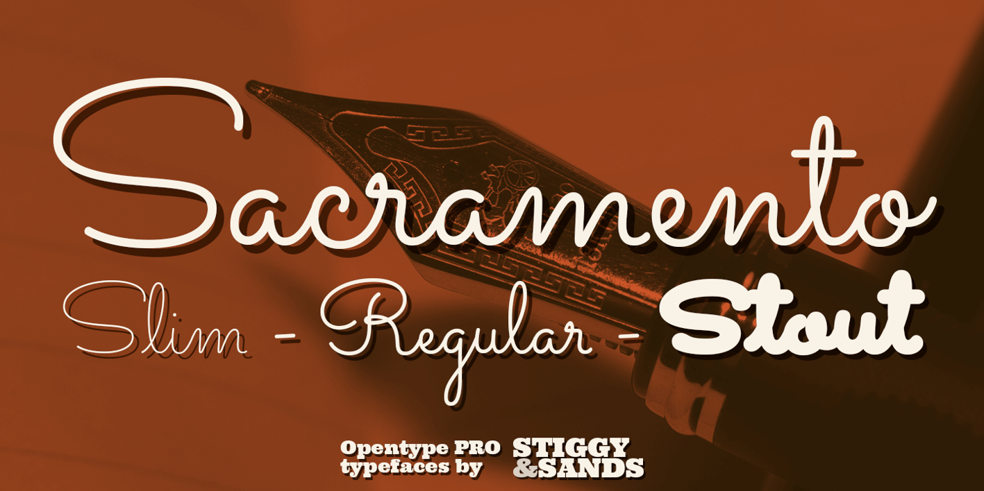 Sacramento Pro Font Free Download