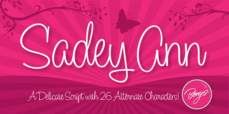 Sadey Ann Font Free Download Free Download