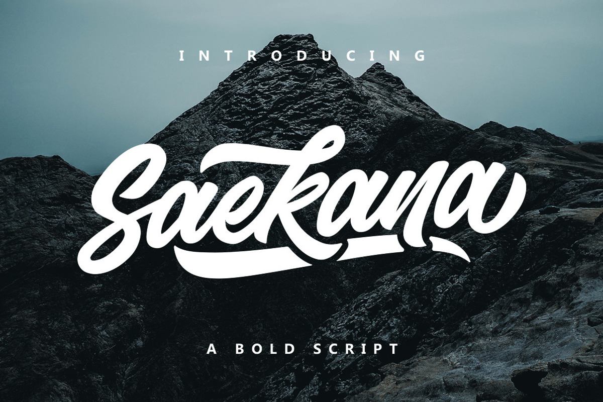 Saekana Script Free Download Free Download