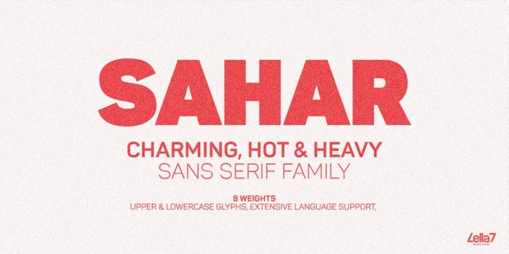 Sahar Sans Font Free Download