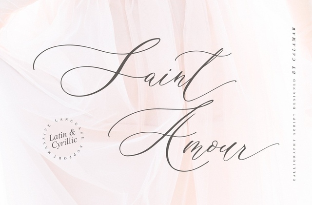 Saint Amour Script Font Free Download