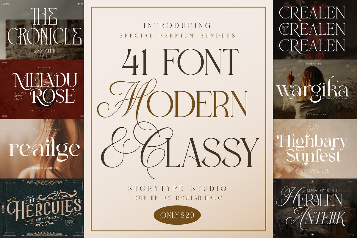 SALE! Modern & Classy Serif Font Free Download Free Download