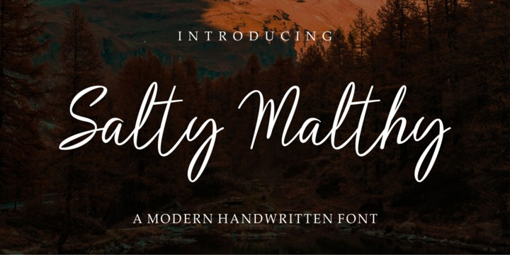 Salty Malthy Font Free Download