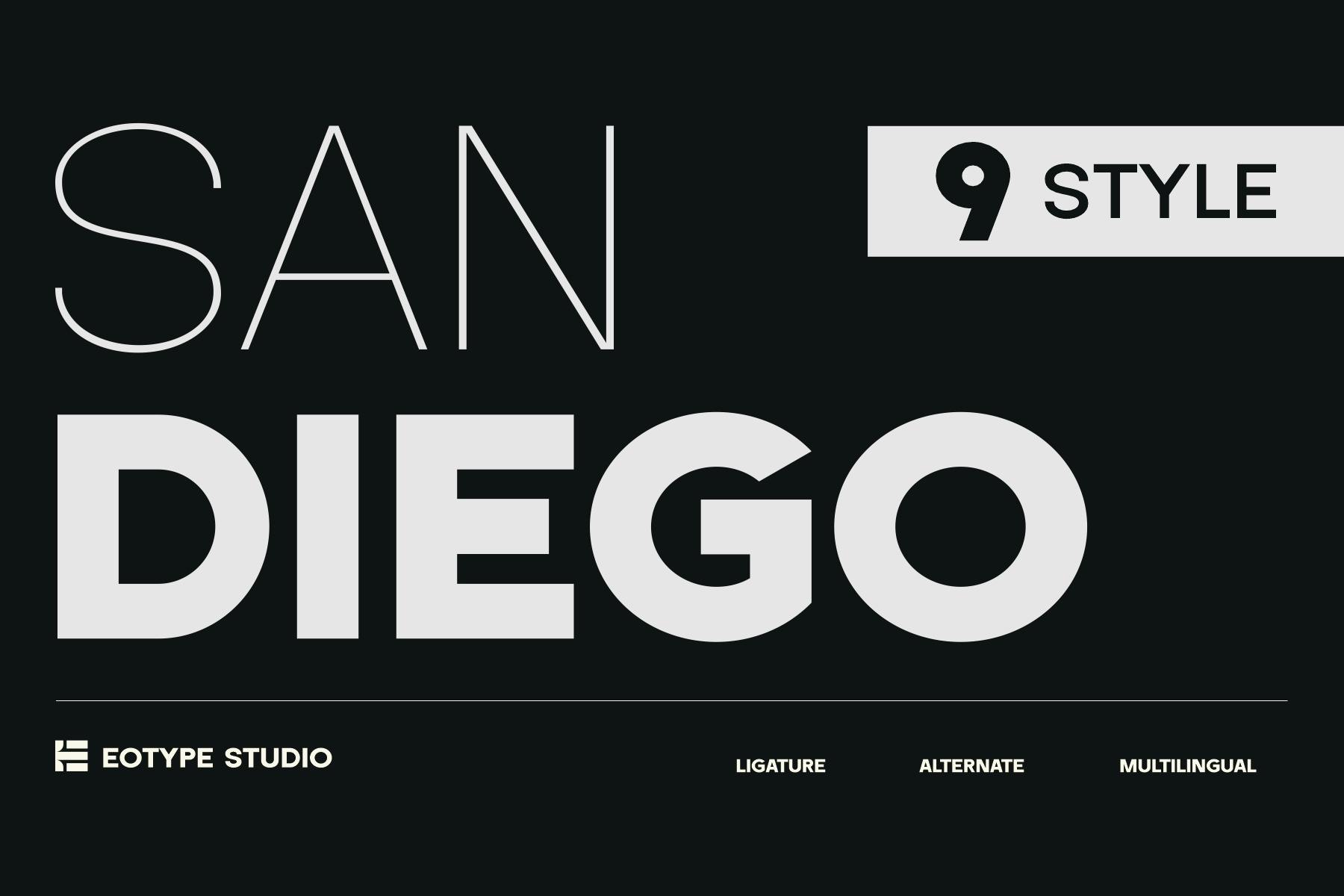 San Diego Font Free Download