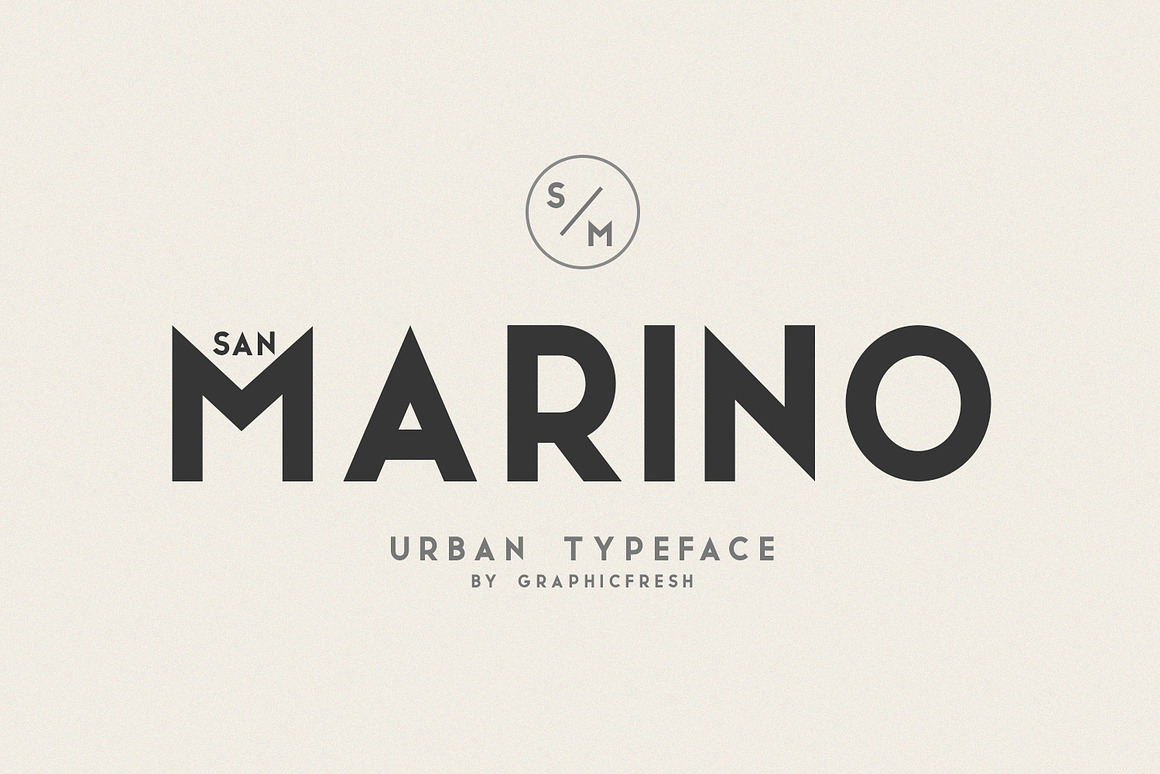 San Marino // Four Font Files Free Download