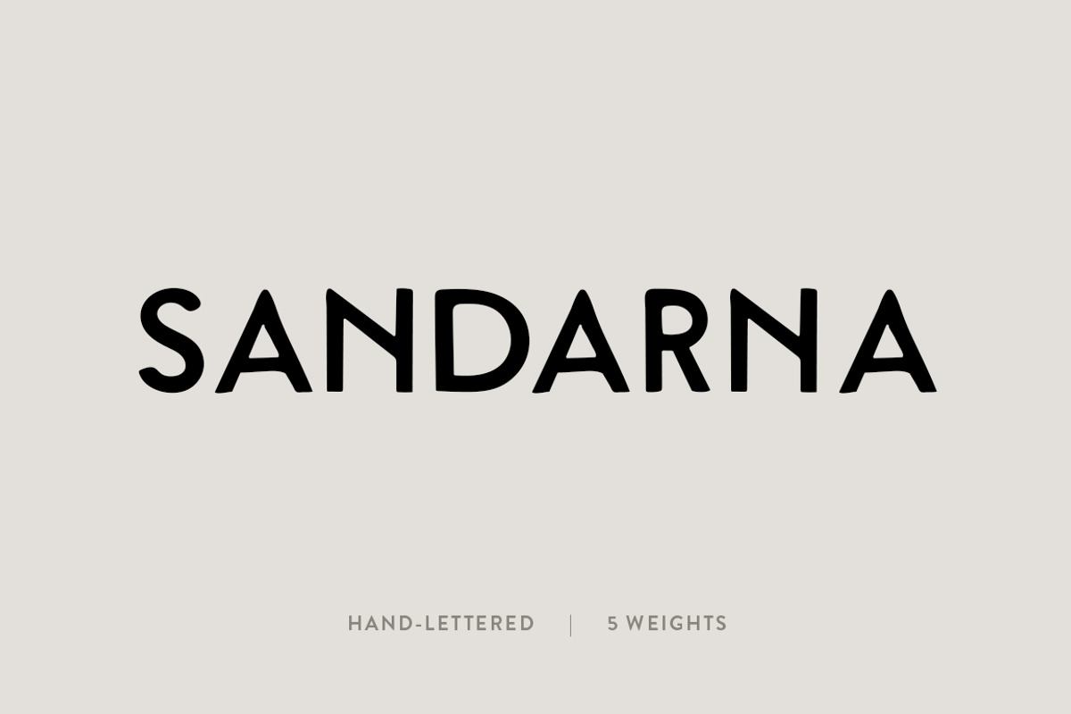 Sandarna: A Hand-Lettered Font Free Download Free Download