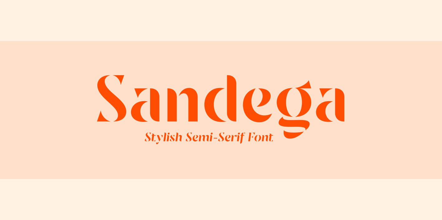 Sandega Font Free Download