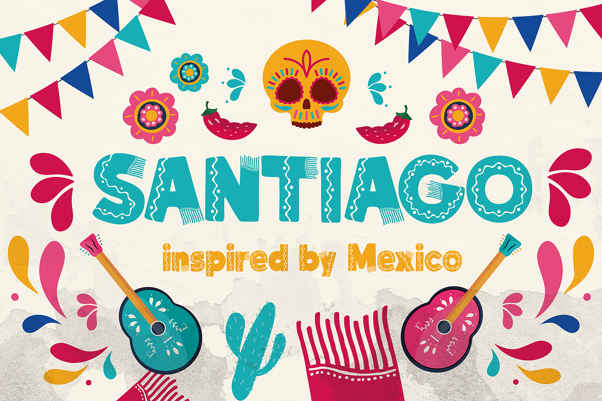 Santiago - Authentic Mexican Type Free Download Free Download