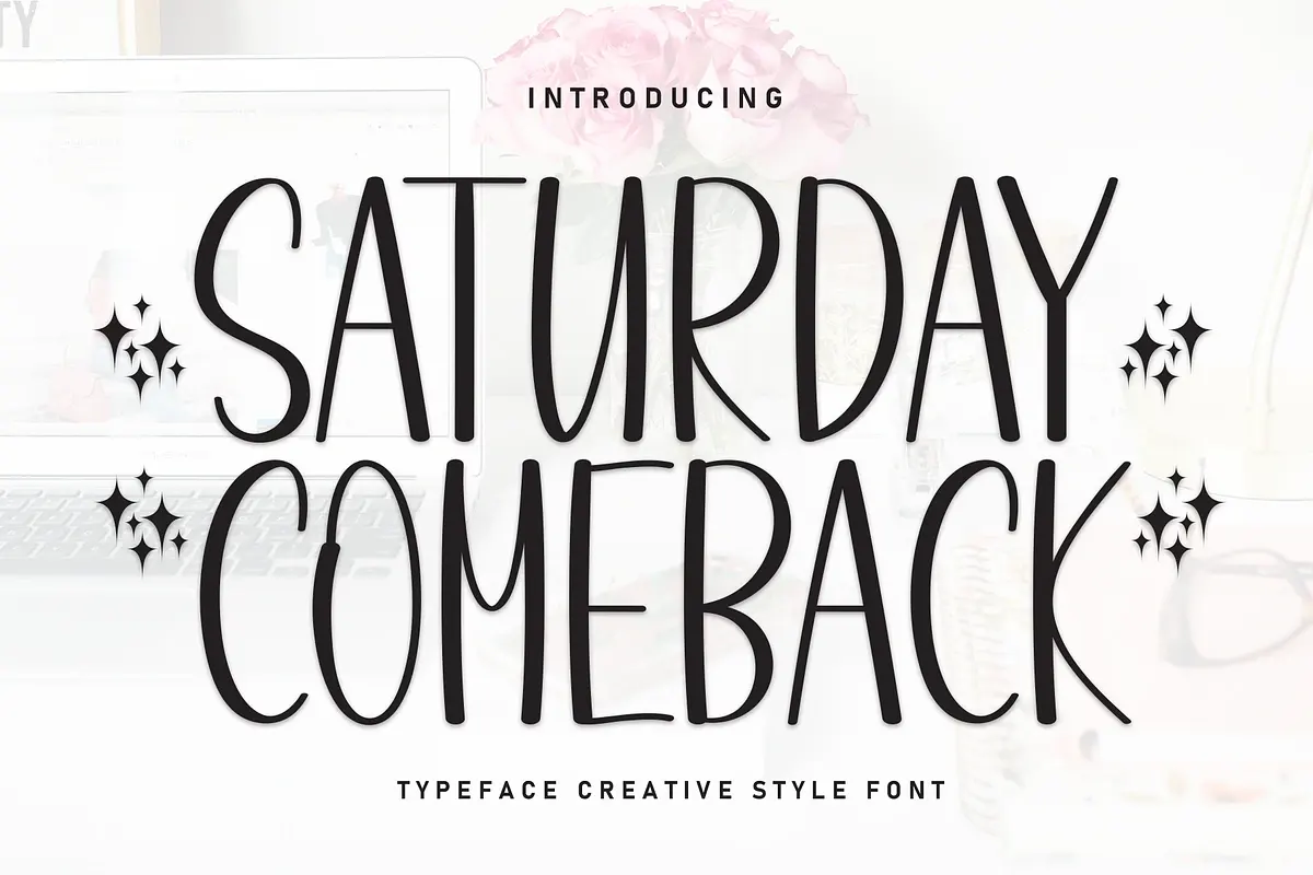 Saturday Comeback | Script Font Free Download Free Download