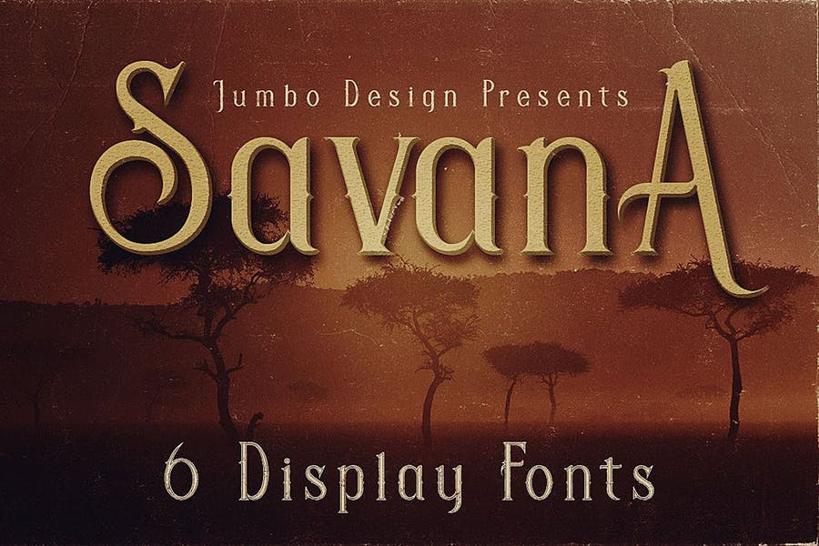 Savana - Display Font Free Download