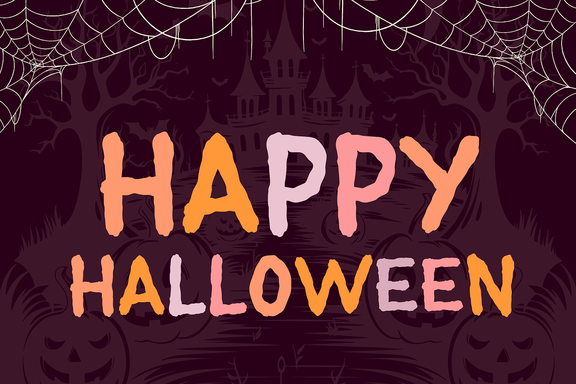 Scarecrow is a Halloween Font Free Download