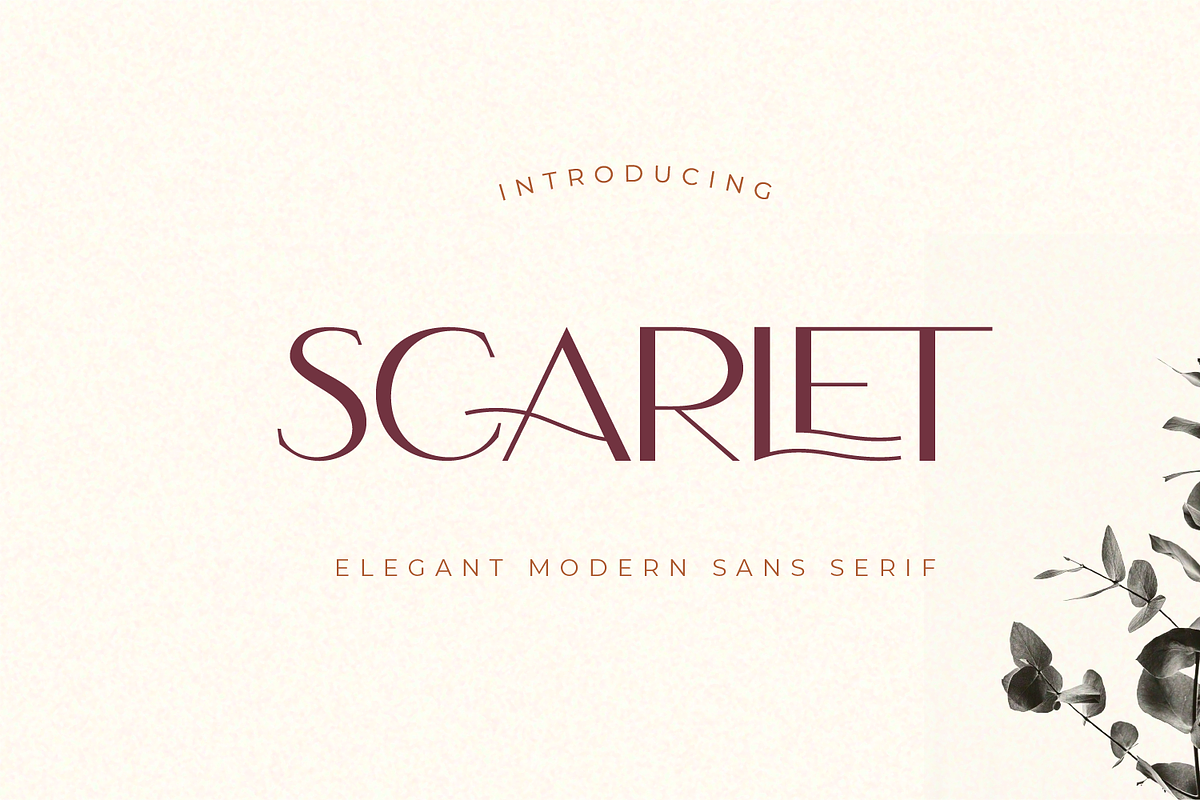 Scarlet | Minimal Elegant Font Free Download Free Download