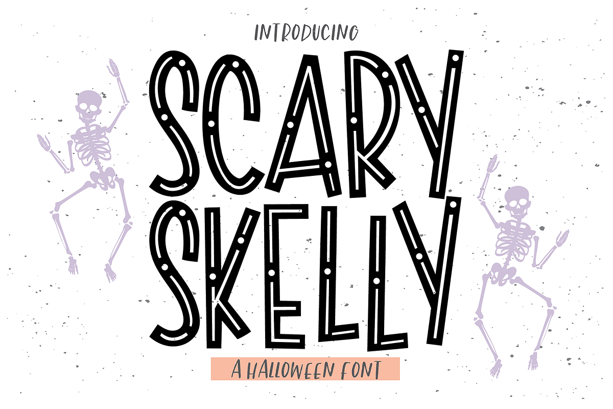 SCARY SKELLY Halloween Font Free Download Free Download