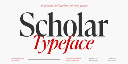 Scholar Font Free Download