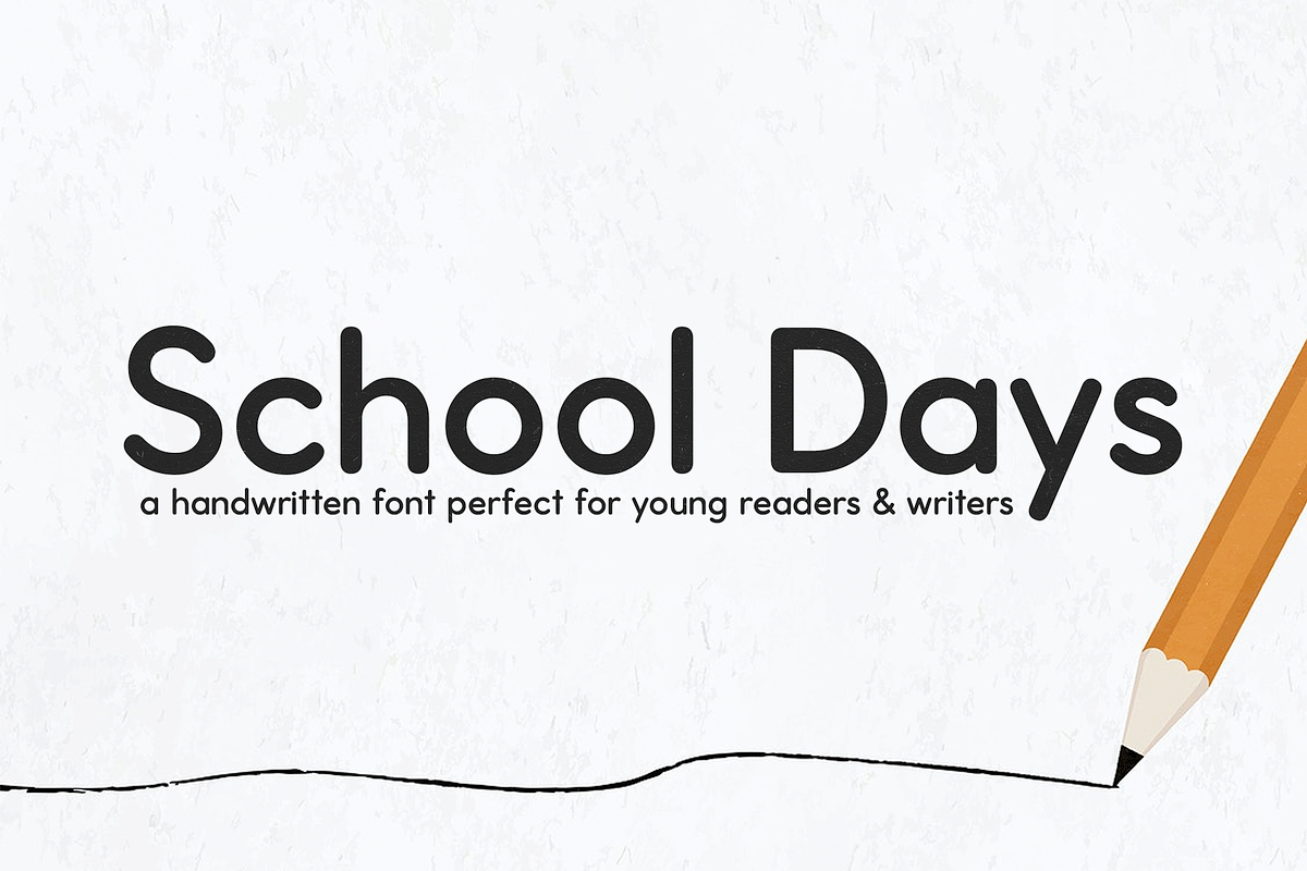 School Days Font Free Download Free Download