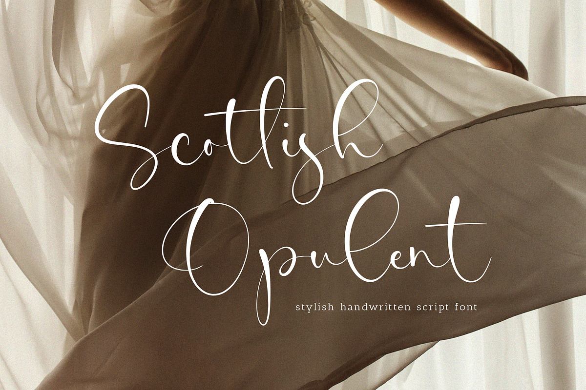 Scottish Opulent - Handwritten Font Free Download Free Download