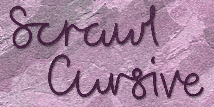 Scrawl Cursive Free Download Free Download