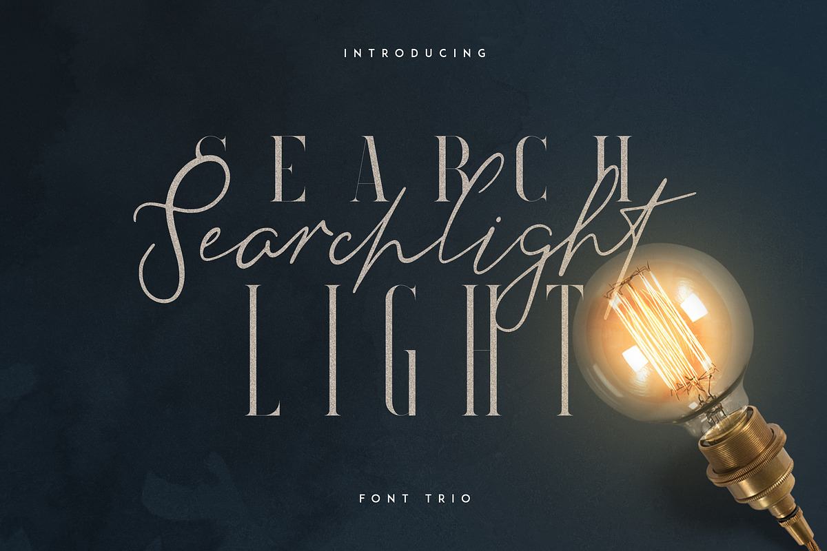 Searchlight - font trio Free Download Free Download