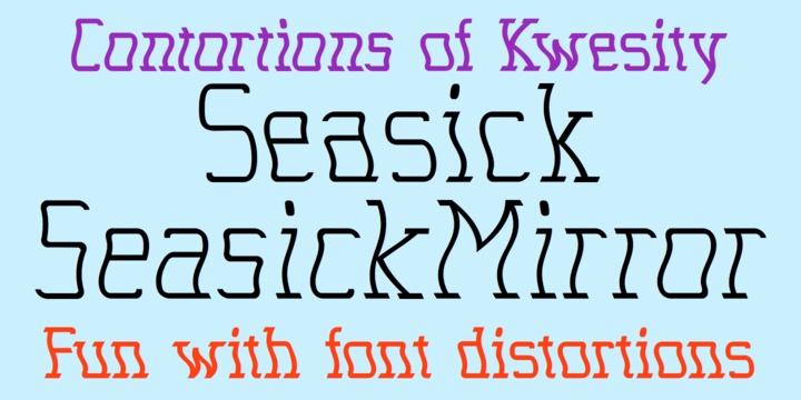 Seasick Font Free Download