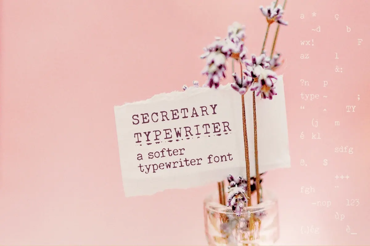 Secretary Typewriter font Free Download Free Download