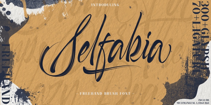 Selfakia Font Free Download