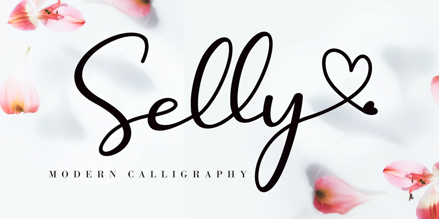 Selly Calligraphy Free Download Free Download