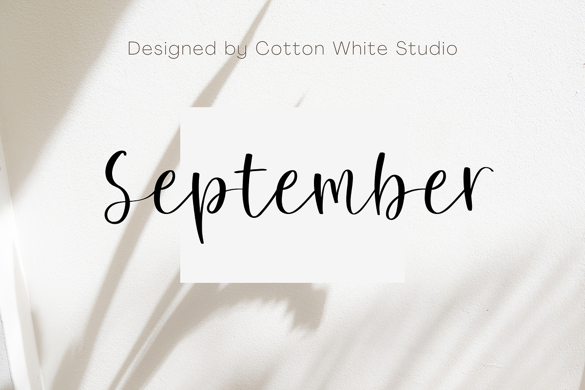 September Feminine Font Free Download Free Download