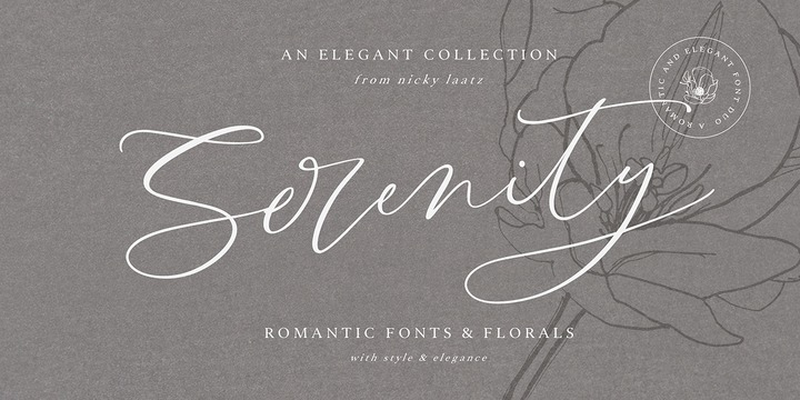 Serenity Font Free Download