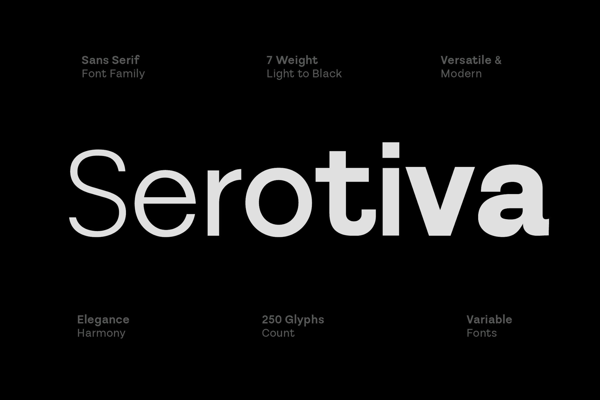 Serotiva Sans Serif Font Free Download