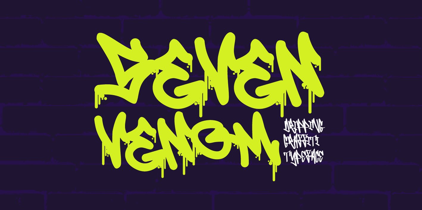 Seven Venom Drip Font Free Download