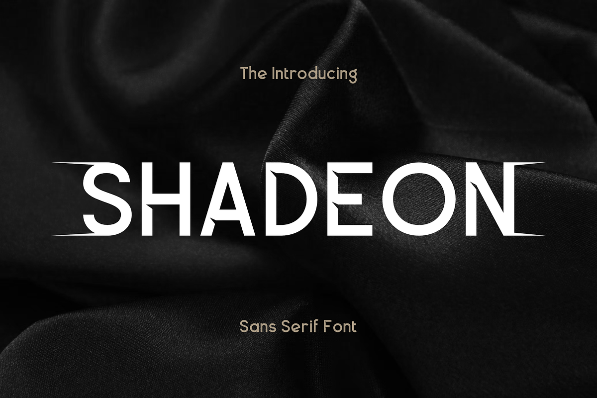 Shadeon Sans Serif Font Free Download Free Download