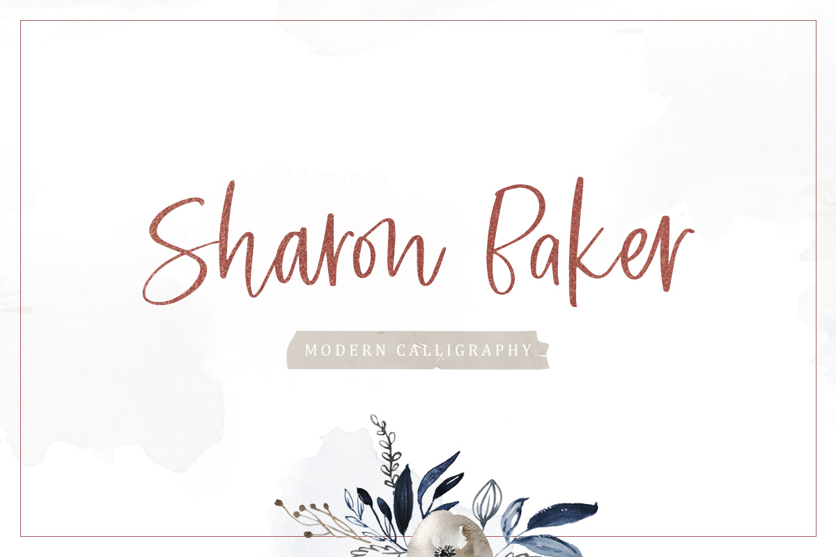 Sharon Baker Font Free Download